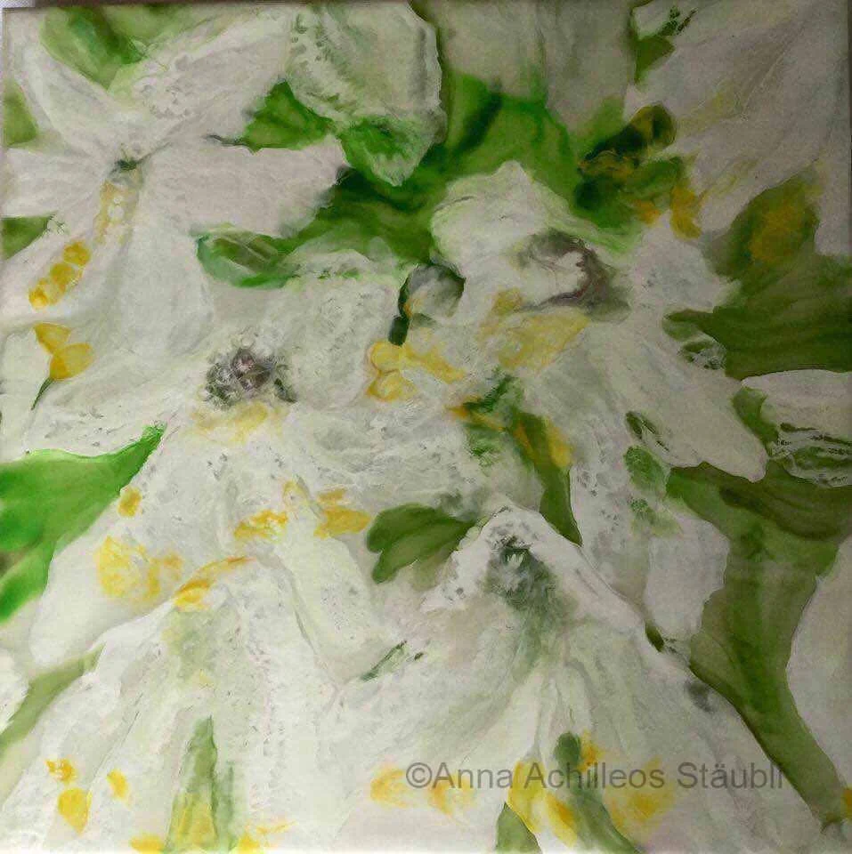 Encaustic 30x30 cm