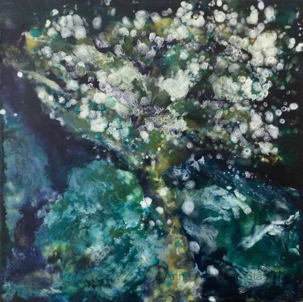 Encaustic 40x40 cm