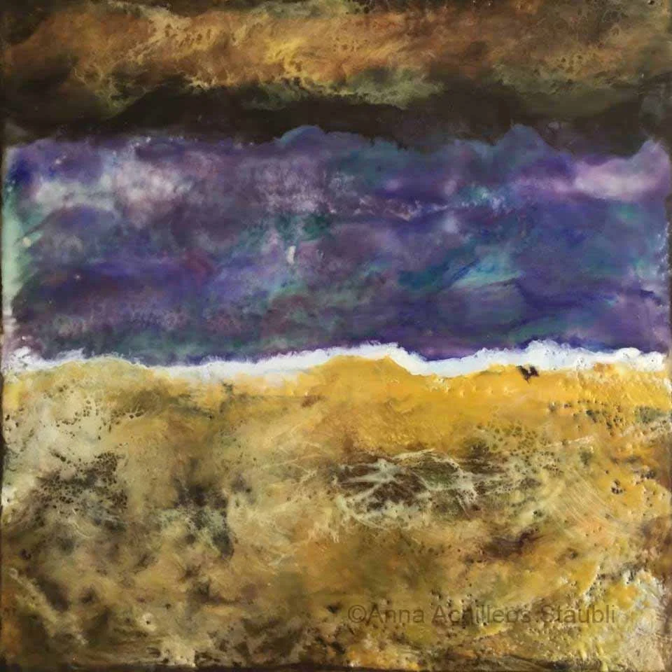 Encaustic 40x40 cm