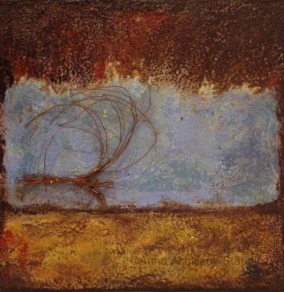 Encaustic 40x40 cm