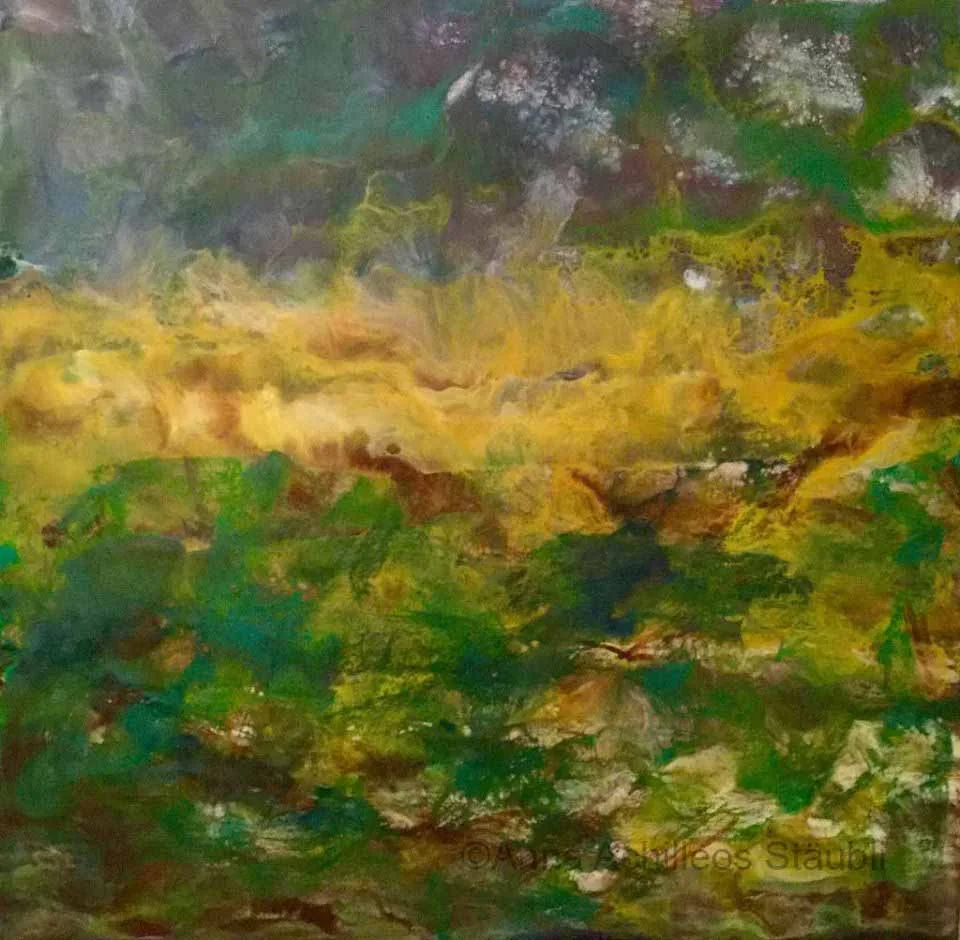 Encaustic 60x60 cm
