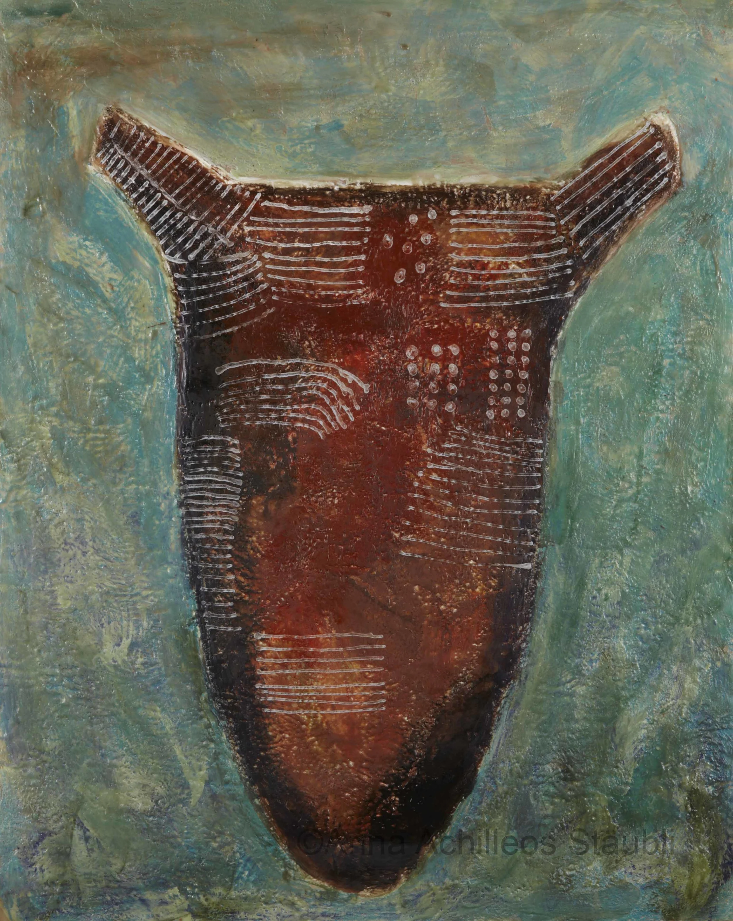 Encaustic 80x100 cm