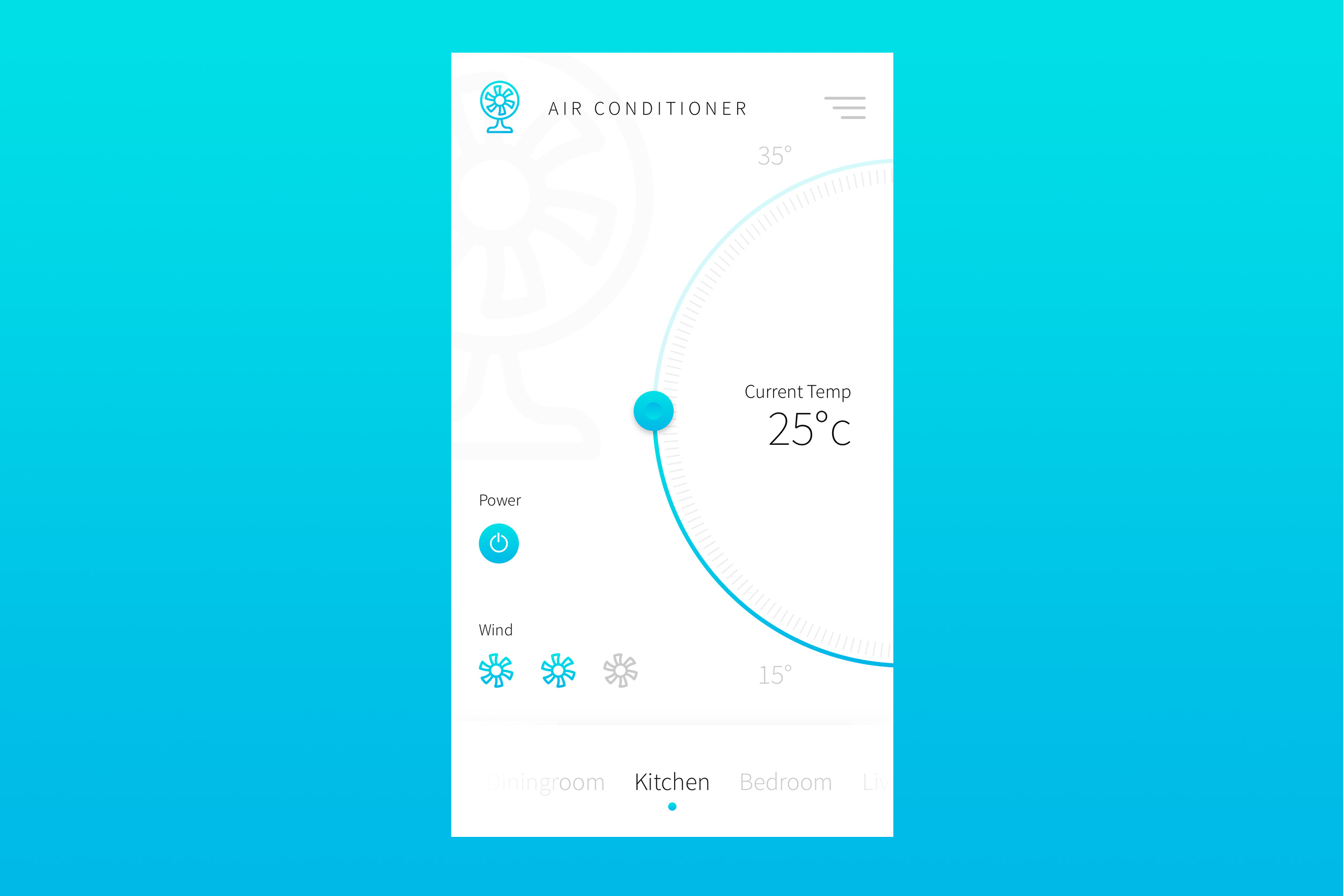 Control your home's air conditioning anywhere
