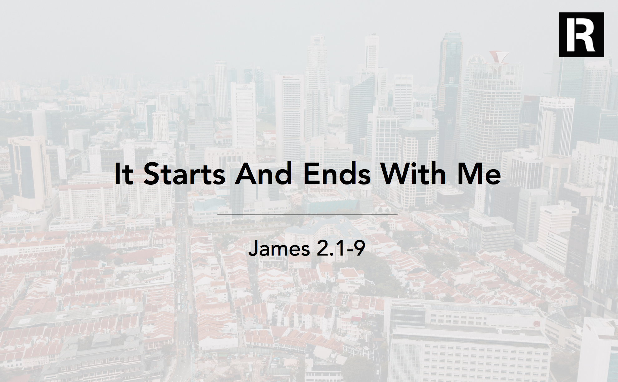 It Starts And Ends With Me