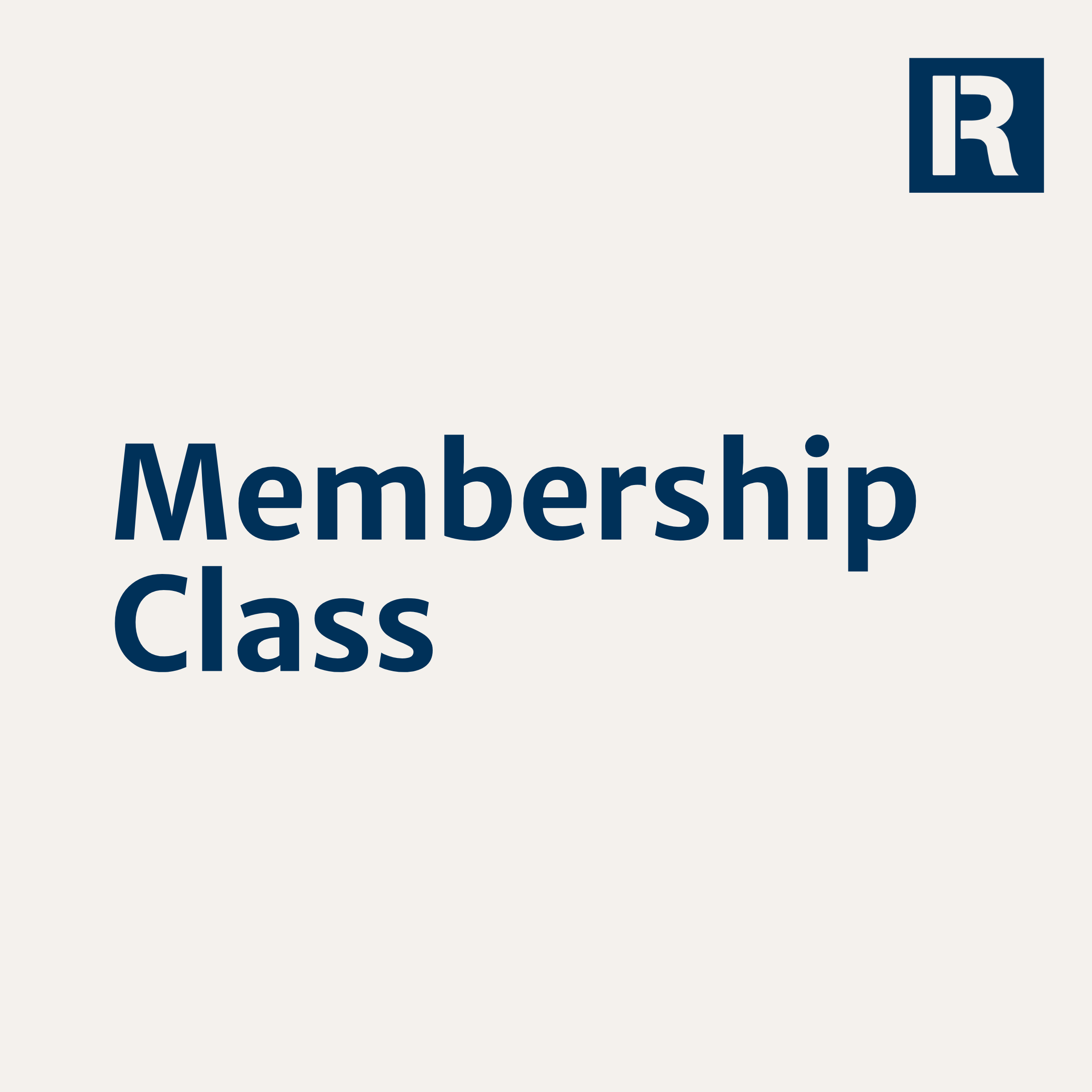 Membership Class