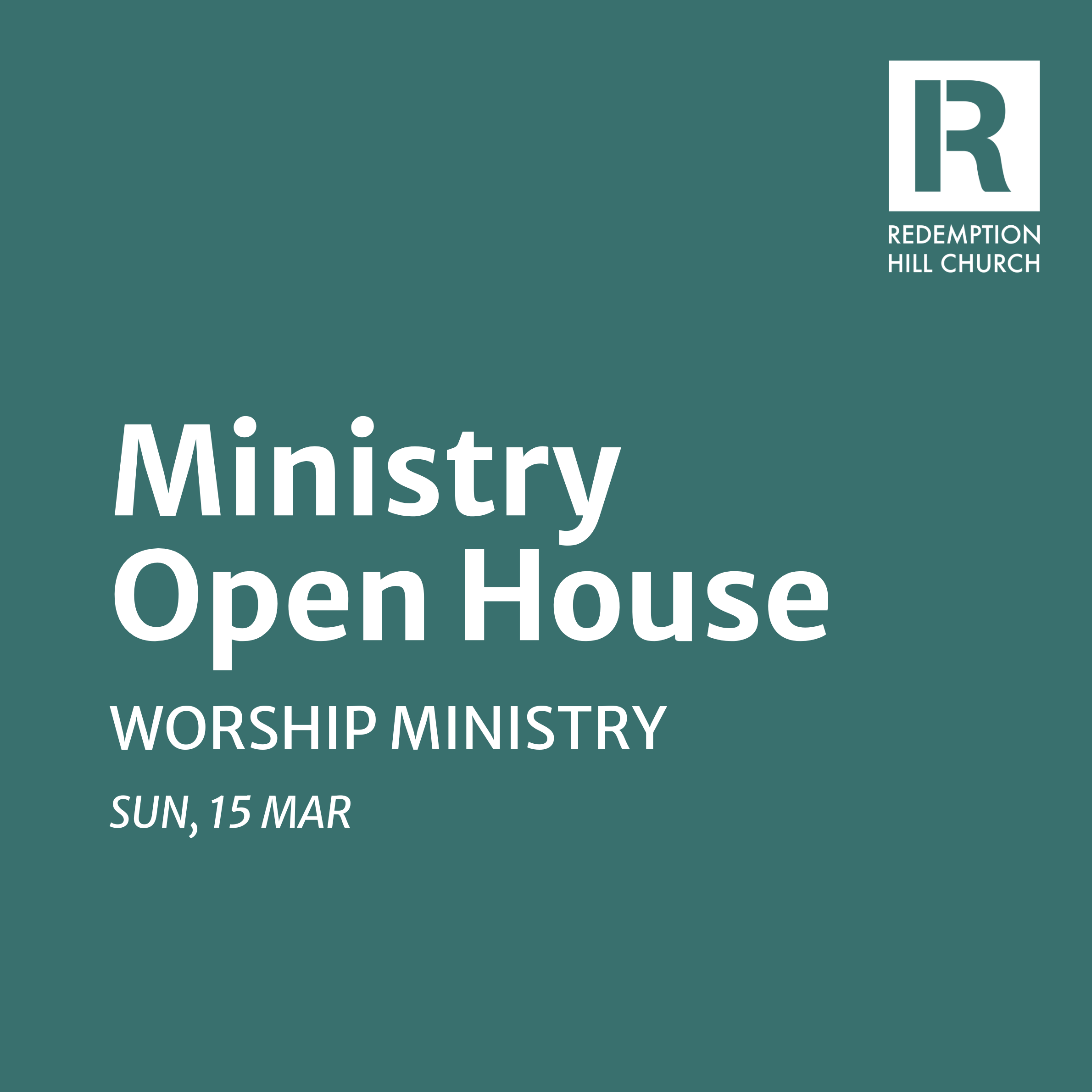 Ministry Open House: Worship