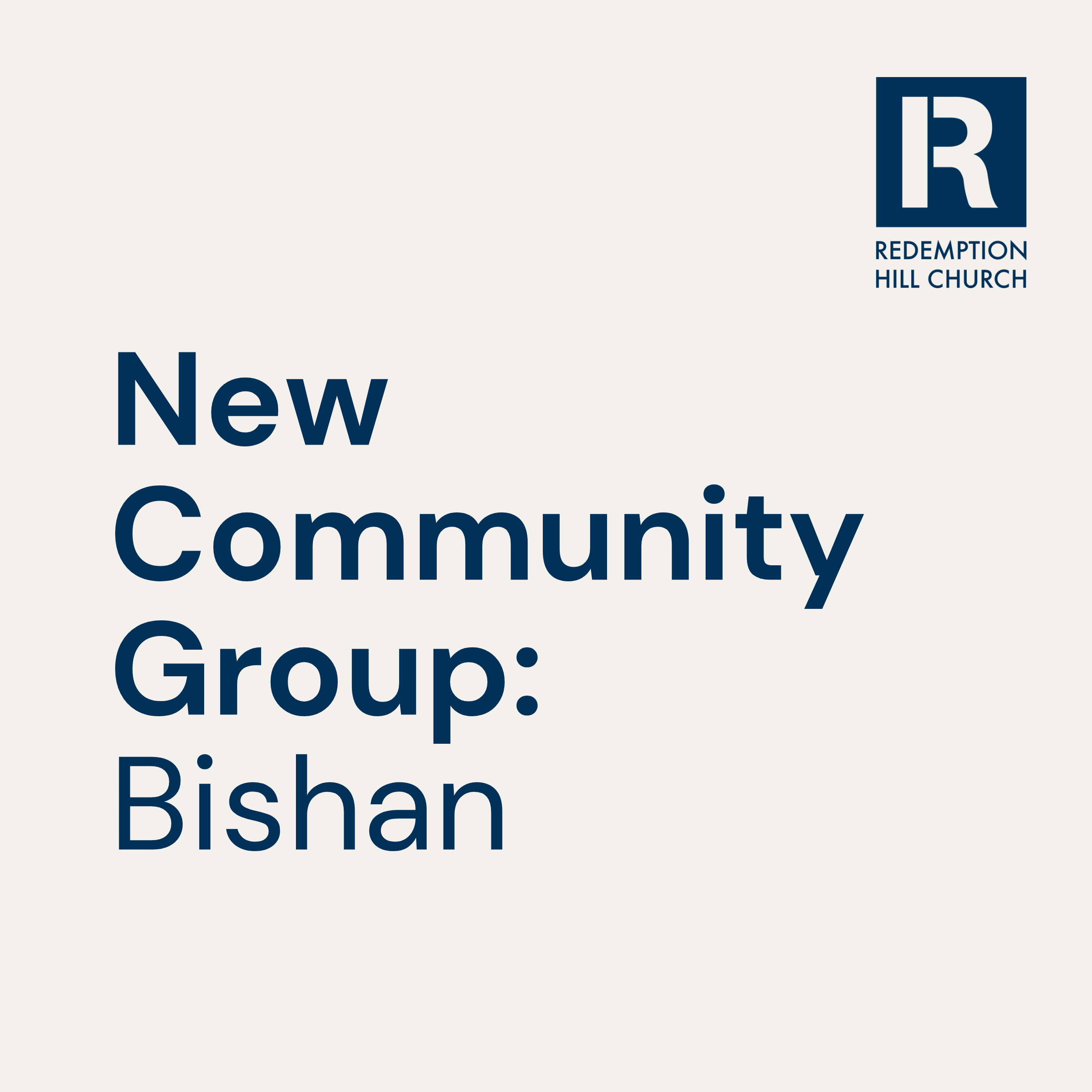 NCG (New Community Groups): Bishan