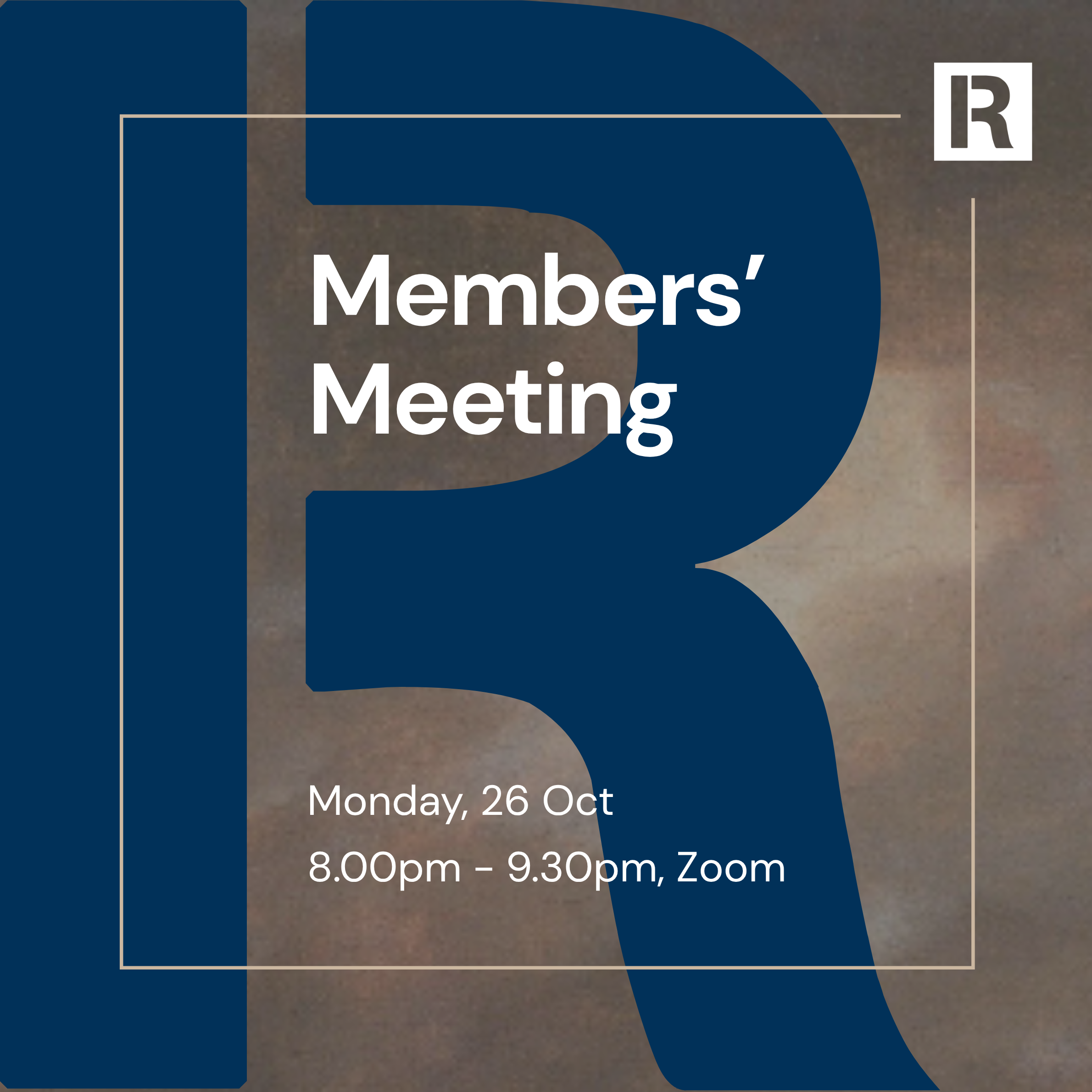 Members' Meeting (Zoom)