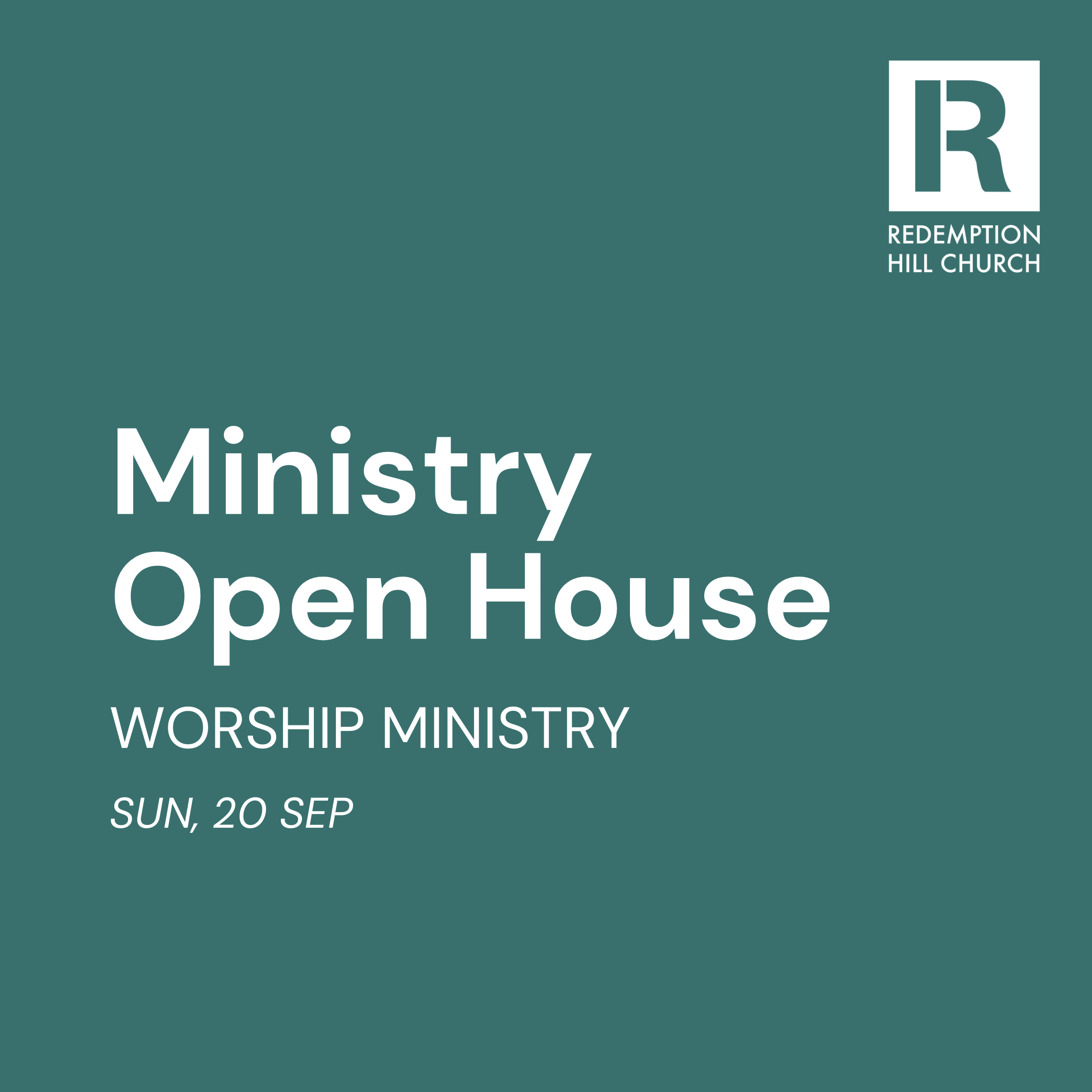 Ministry Open House: Worship
