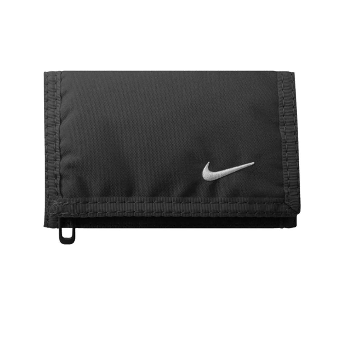 black leather nike wallet