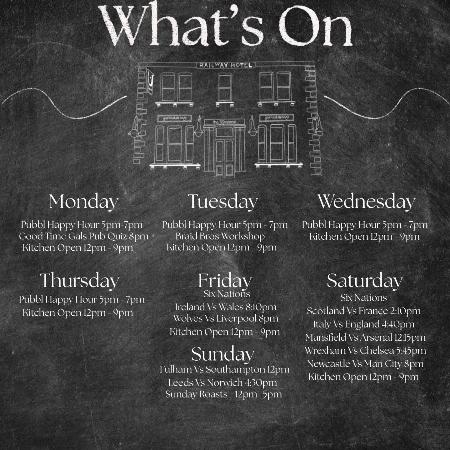 ✨WHATS ON THIS WEEK✨

Sorry we&rsquo;re a wee bit late this week but here&rsquo;s your slice of weekly stuff at The Sig!

Love Team Sig
Xxx