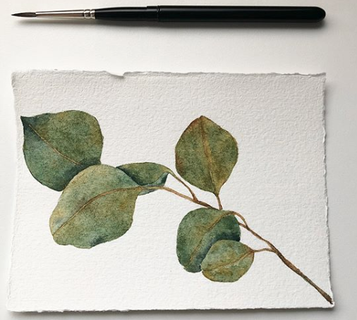 Copy of Painting by Jinhee Park on Amalfi "grana grossa"