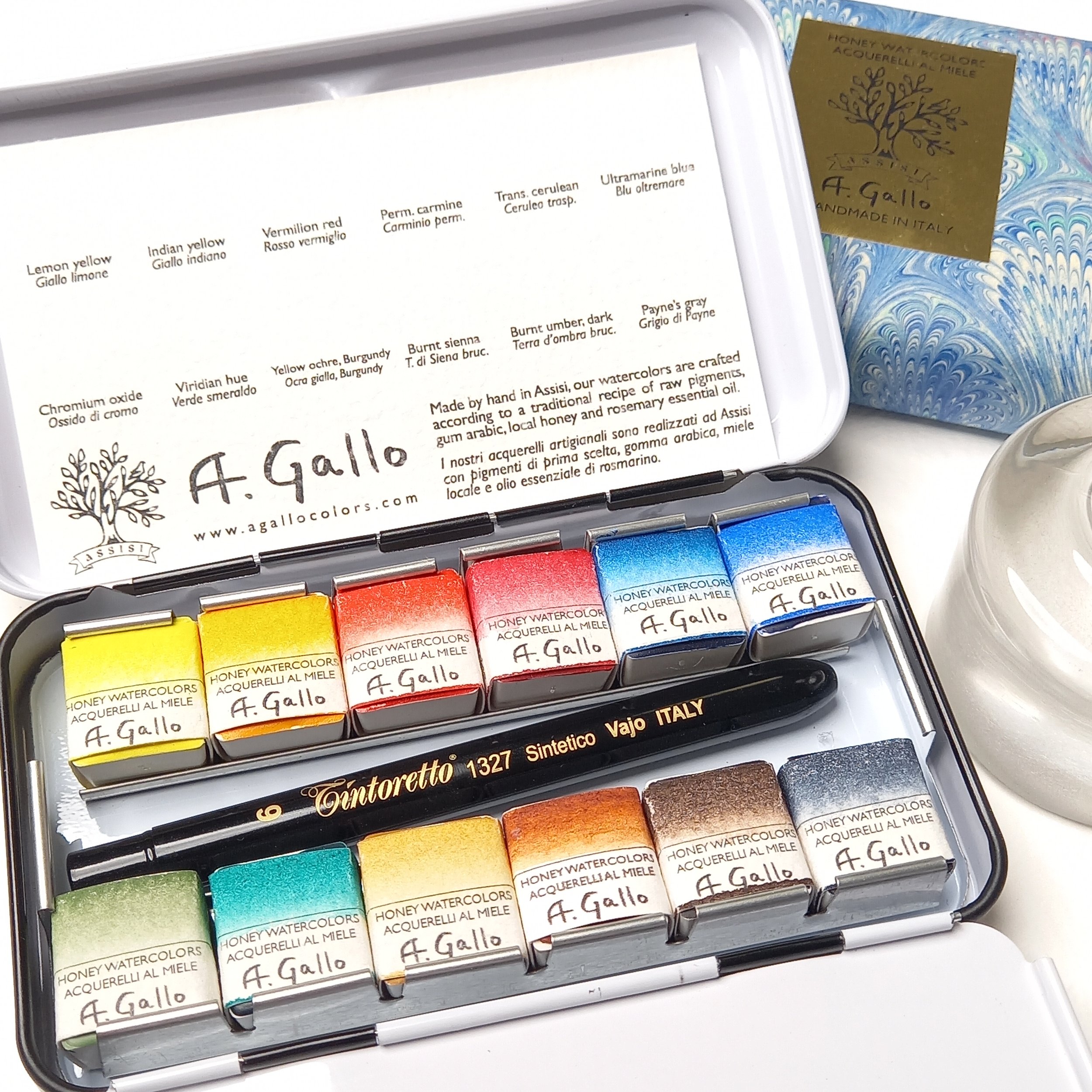 Classic 12 Palette - A. Gallo Colors acquerelli artigianali — A. Gallo  Colors - Acquerelli Artigianali