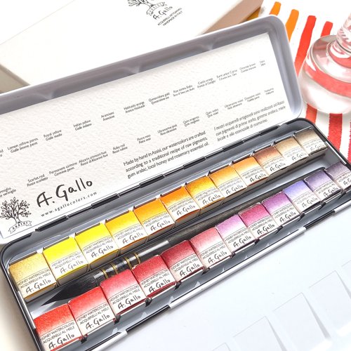 Color wheel paper pack — A. Gallo Colors - Acquerelli Artigianali