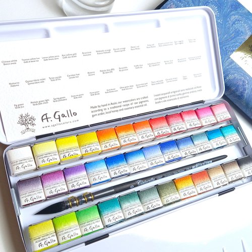 Csy Art Gallery Handmade Watercolor Paint Set -Colorshift Water Color  Set-Professional Shimmer Metallic Shifting Watercolors-Perfect for  Painting