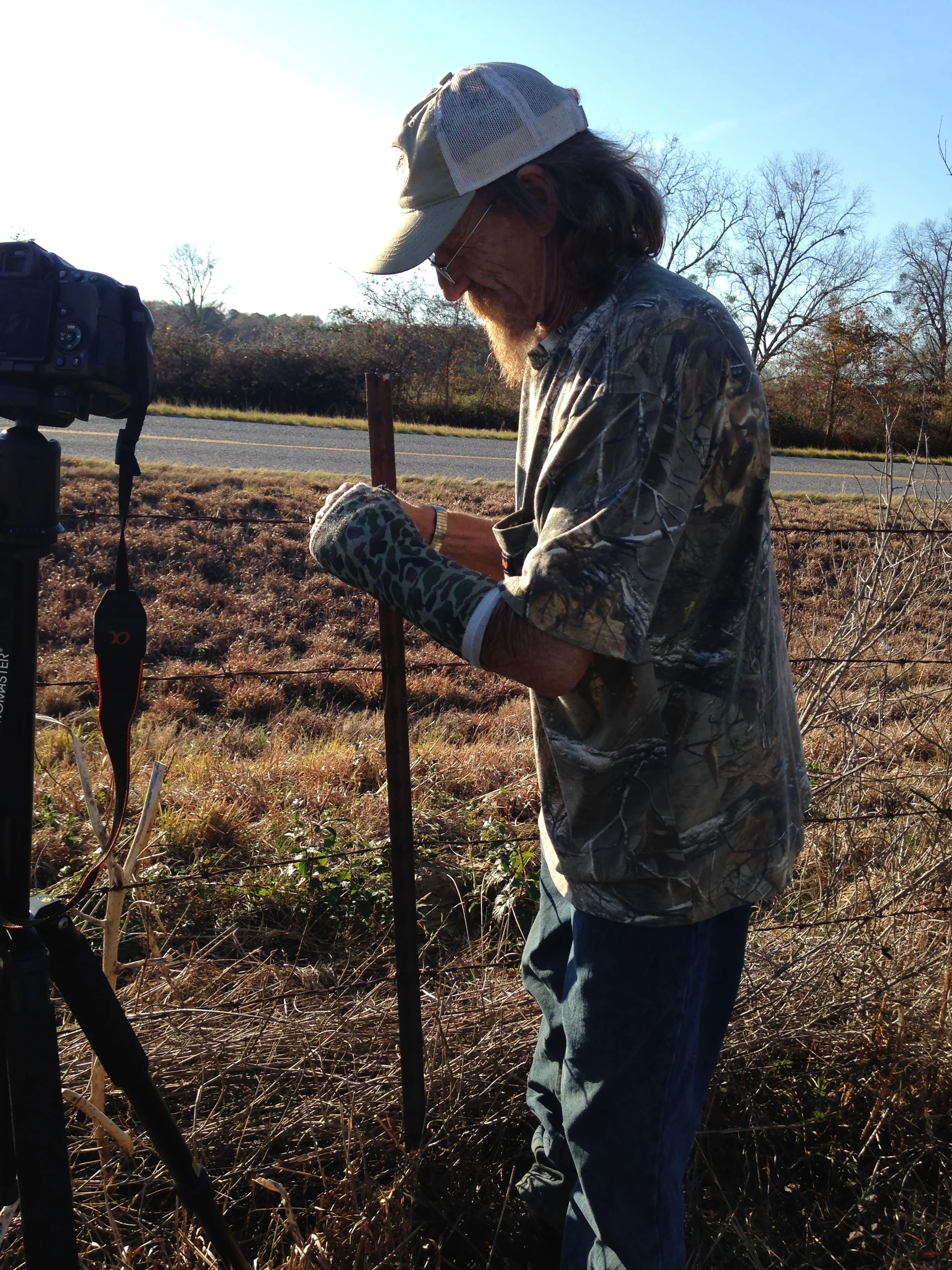  Filming the "How To" YouTube video&nbsp; 