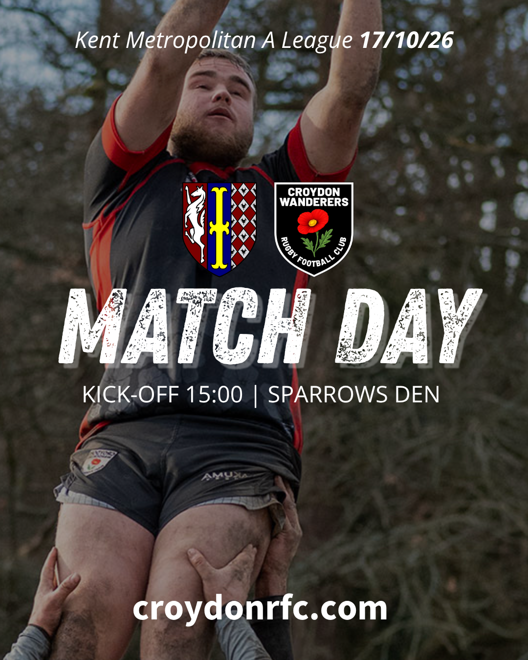 Game ammouncement for Senior Men 1XV vs Beccehamians on 17_10_26 at 15:00.