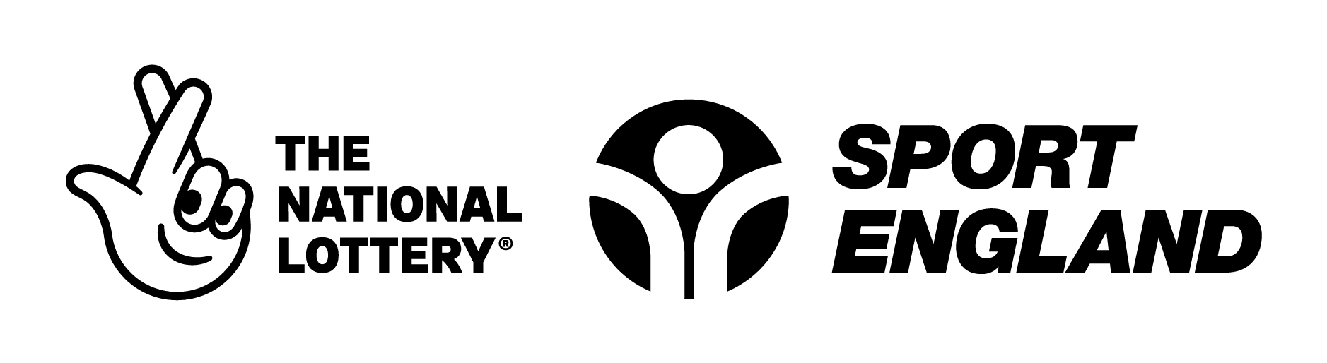 the National Lottery and Sport England logos