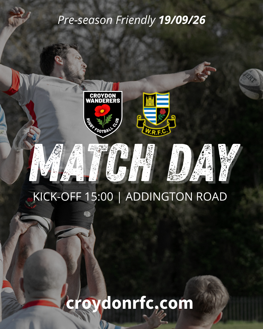 CWRFC Senior Men 1XV pre-season friendly match announcement190926