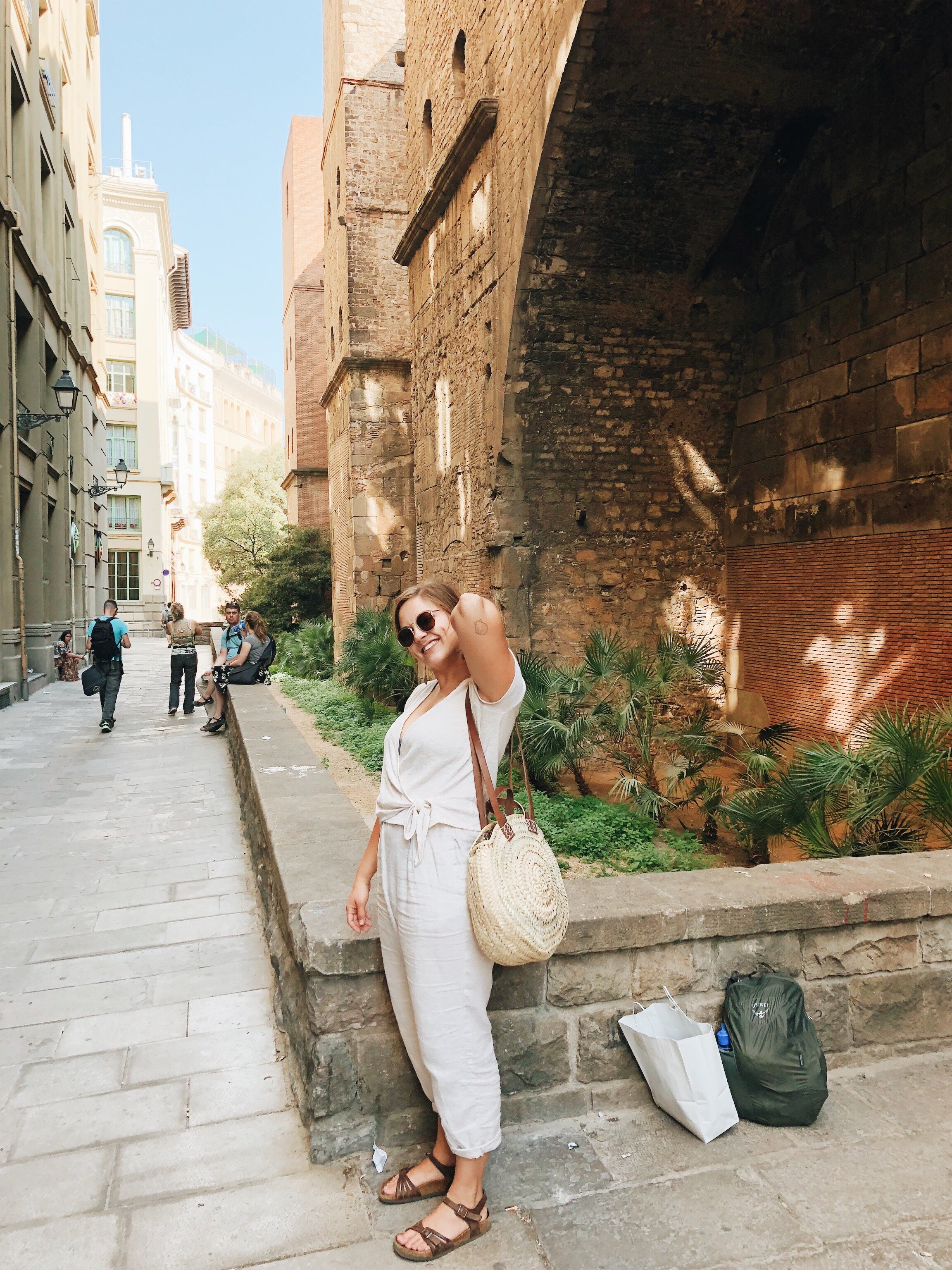 trip in a summer dress