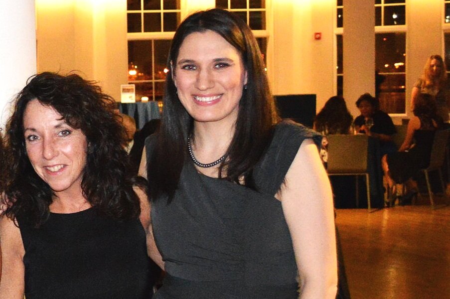 BethAnn Furlong-Hibbert (left) and her nominator Stacey Lazar (right) of The Cornea and Laser Eye Institute in Teaneck, NJ.