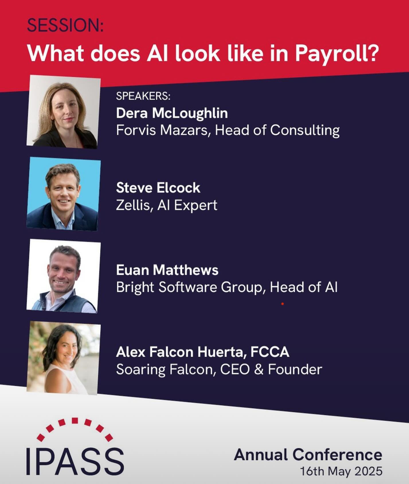 I&rsquo;m excited to be moderating a powerhouse panel next week in Dublin at the IPASS Annual Conference 🇮🇪 - 16 MAY 2025 - 🇮🇪 

In just 45 minutes, we&rsquo;ll unpack everything from LLMs, AI architecture, RLHF, deterministic vs probabilistic mo
