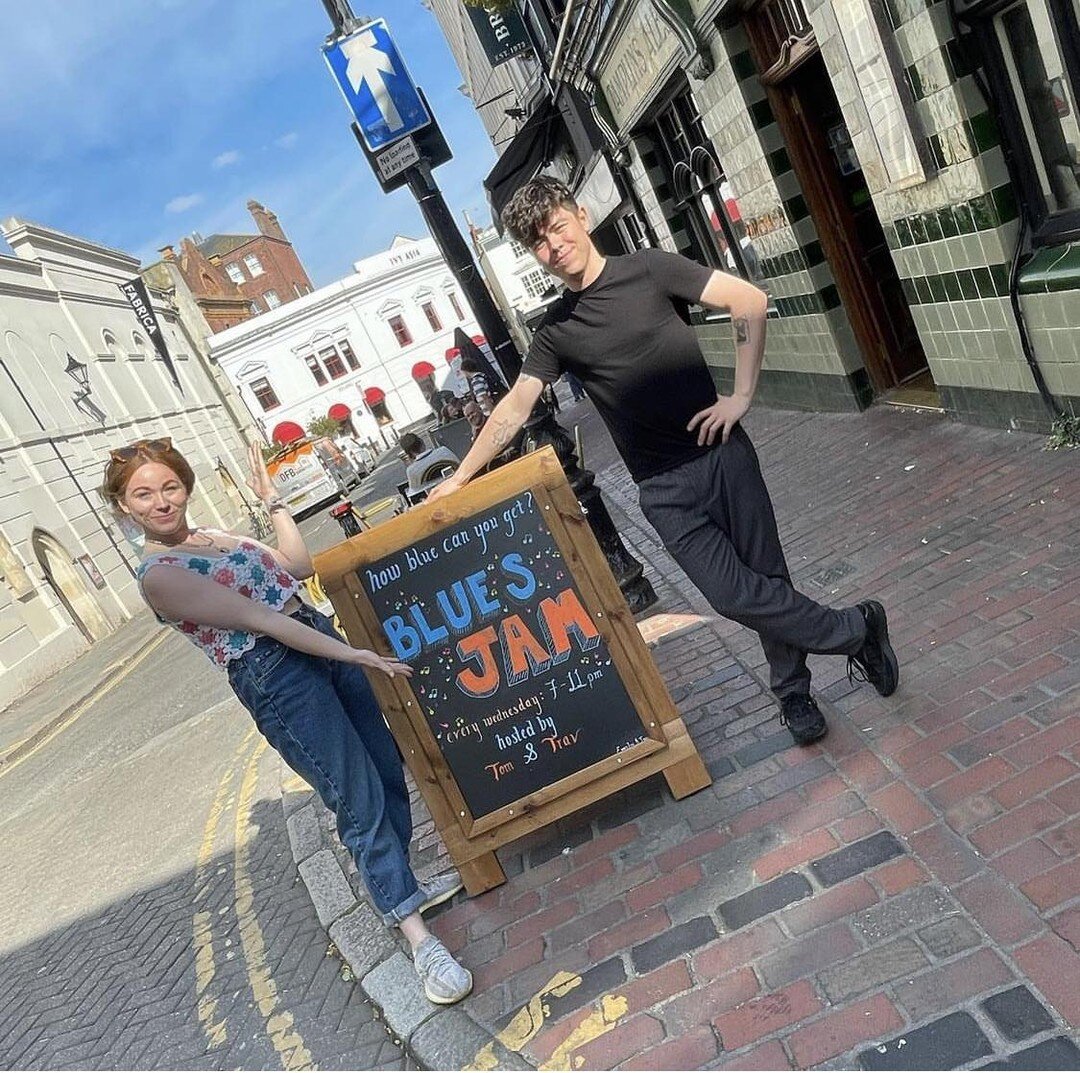 @howblucanyouget blues jam is back on this Wednesday! 

After a well deserved week off Travis and Tom are back here and hosting your favourite night from 7pm! 

As always the full backline is provided, just sign up on entry and plug in and play! 🎸