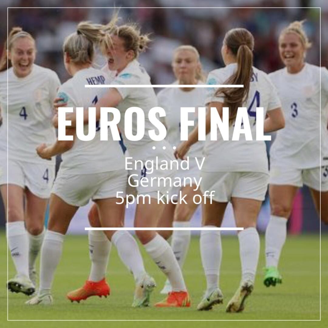 We are showing the Euros final today at 5pm! 
We have tables in front of our screens available to book by calling us on 01273326555 ! ⚽️

Just a PSA, we won&rsquo;t be serving roasts today, just for this week don&rsquo;t worry! But we&rsquo;ll have o