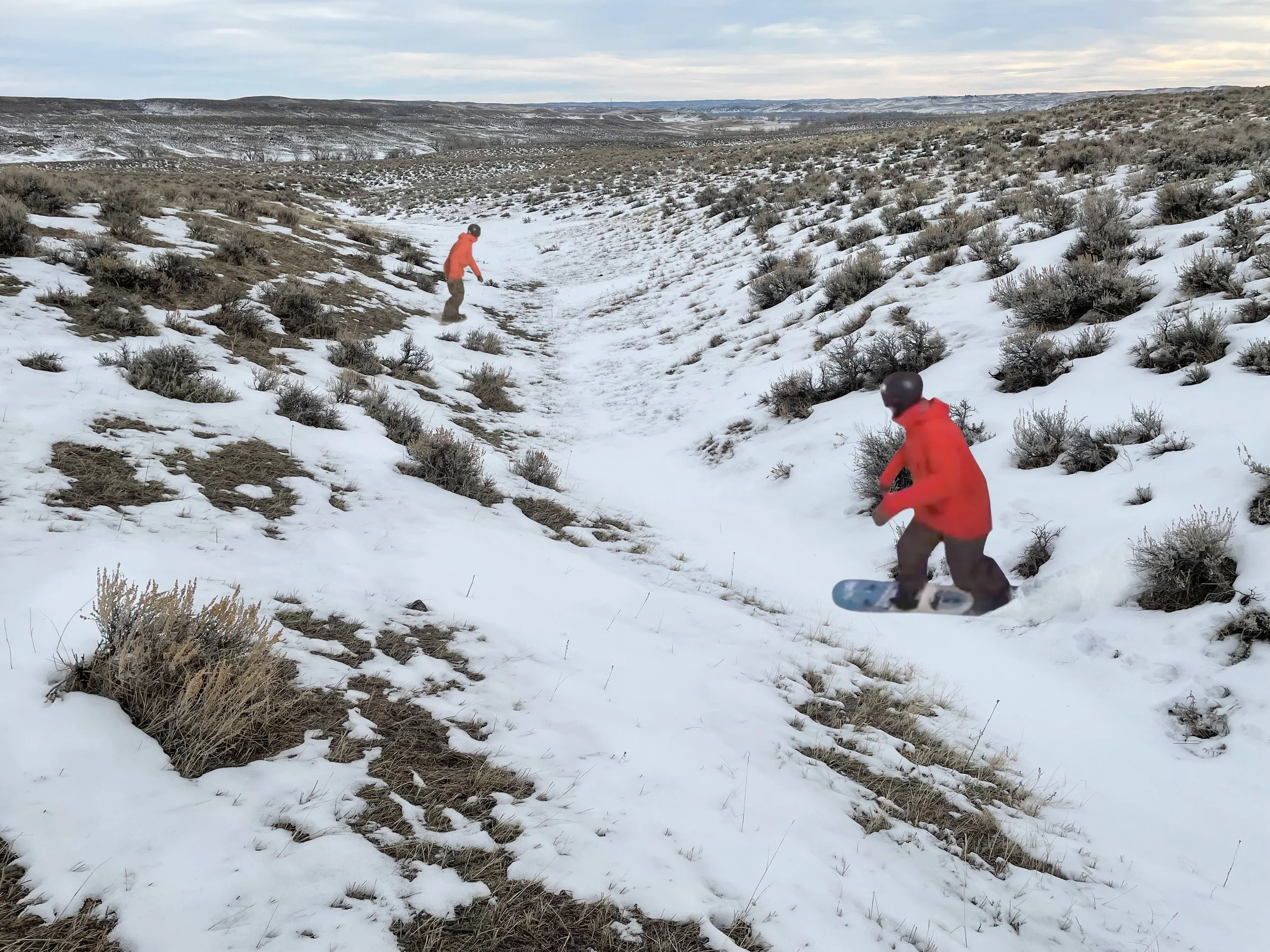 The Almost-Olympic-caliber Sagebrush Shredders Natural Halfpipe is ready for whatever sick tricks you can throw its way!