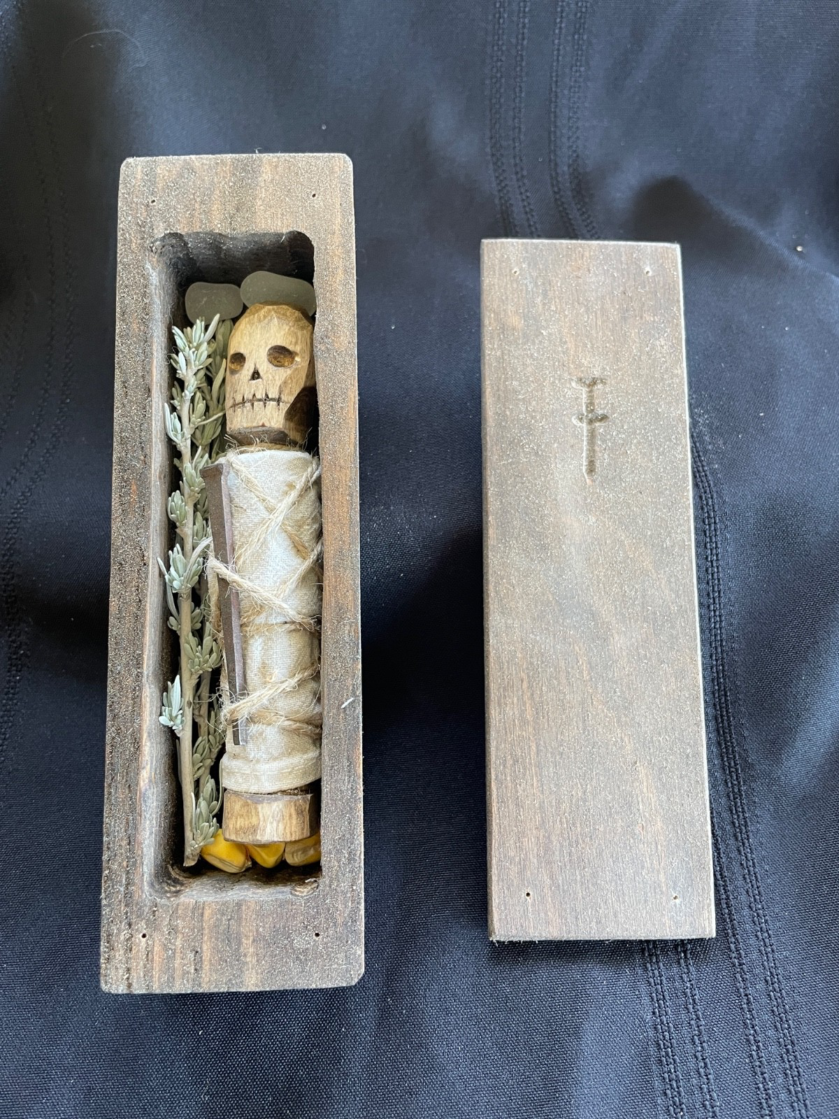Coffin/Casket for Fetish Occult Voodoo Witchcraft 024