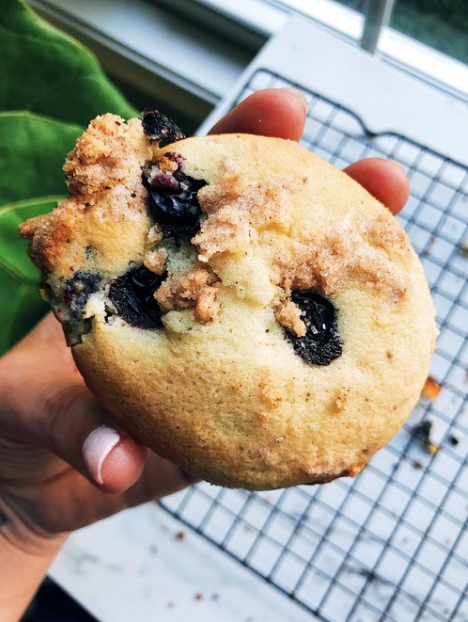 Muffin Tops Recipe (Blueberry Crumb Version)