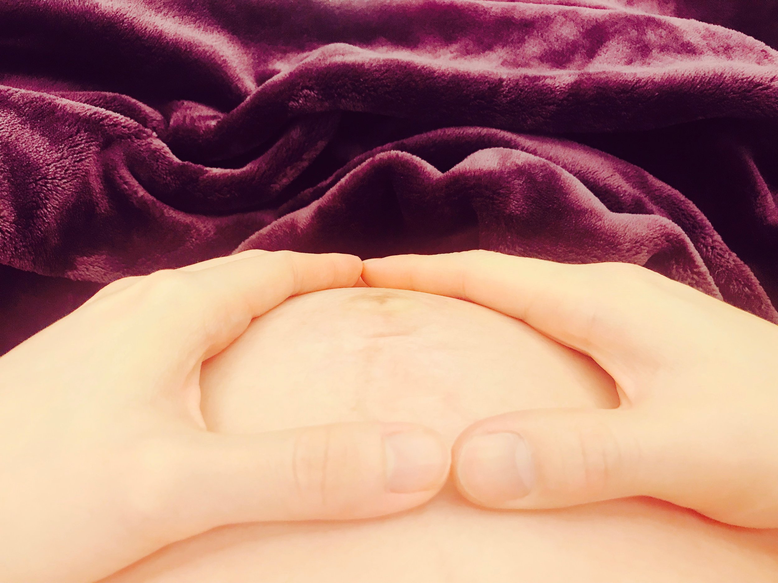 生產前最珍惜每個晚上和肚皮裡的寶寶玩的時光
