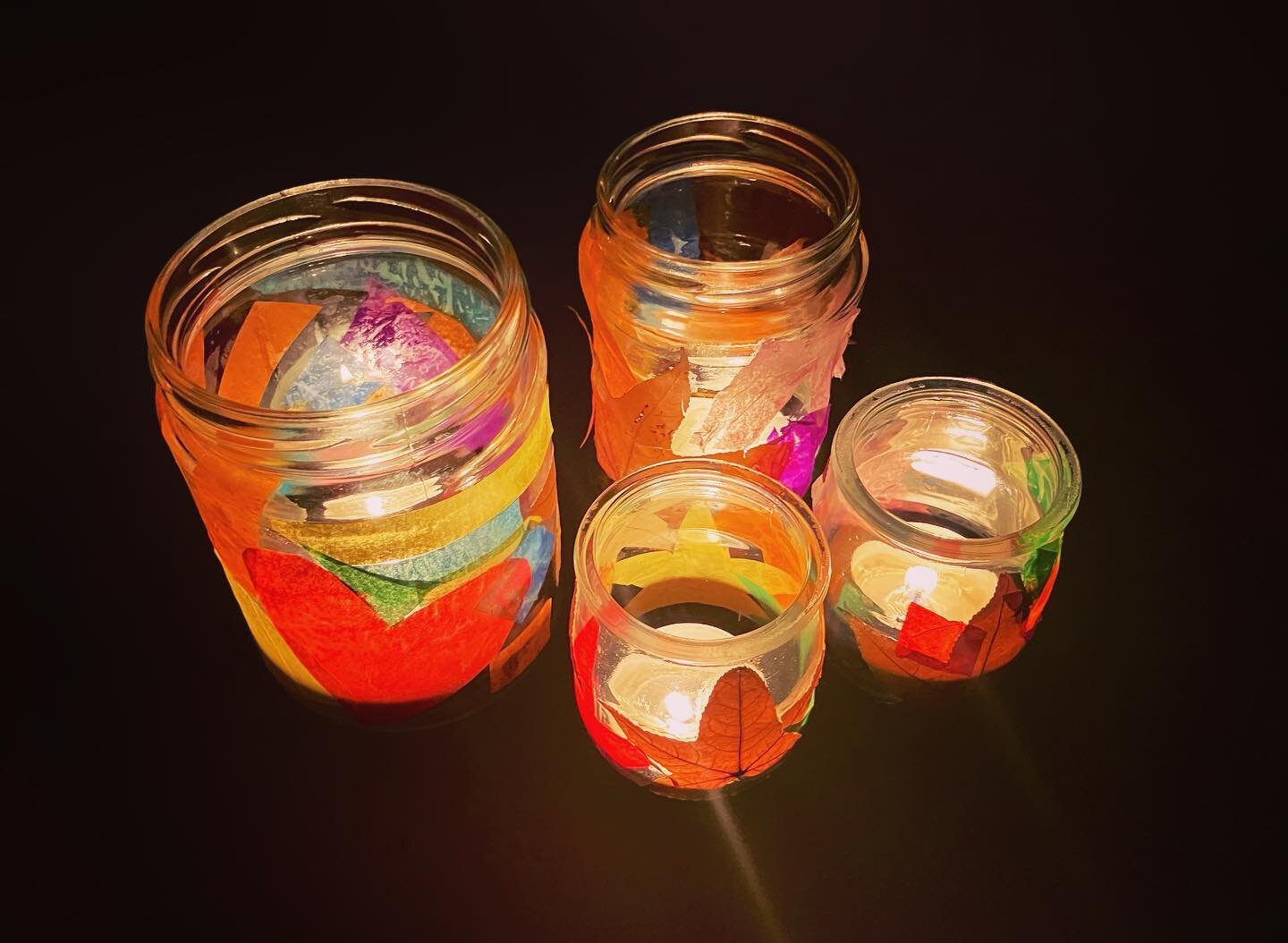 Happy Winter Solstice from me and these cute little homemade lanterns I am currently sitting in the dark with. What in your life is giving you light these days? What might the darkness of Winter be inviting you to? ✨✨✨