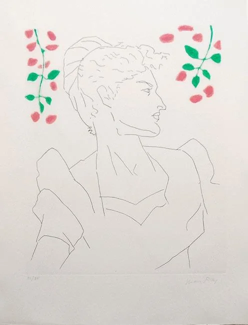 Julie, 1970 Etching and aquatint Edition of 51/75 22" x 19.5 " 
