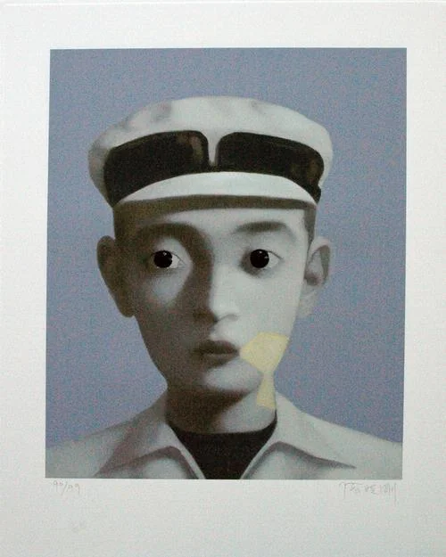 Cyclist, 2003 From the Suite of 6 prints 'Identity Portrait' Lithograph Edition of 90/99 Print size: 18 1/2 x 14 3/4 "