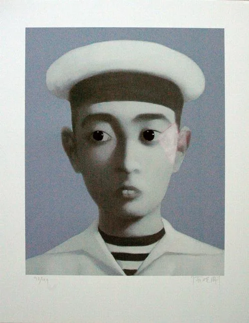 Sailor, 2003 From the Suite of 6 prints 'Identity Portrait' Lithograph Edition of 90/99 Print size: 18 1/2 x 14 3/4 "