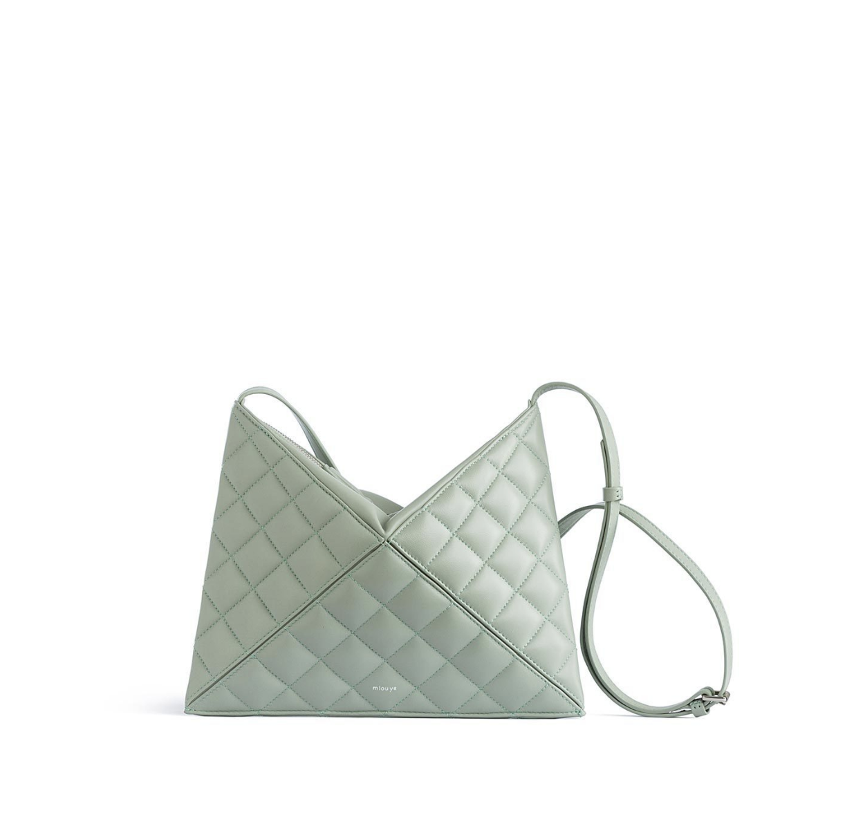 Quilted Flex Crossbody Aqua bag by Mlouye