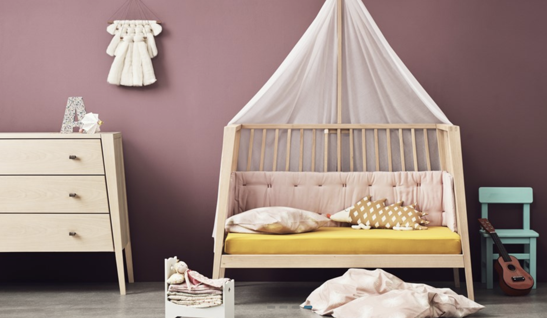 Baby Cot Linda by Leander - Credit photo : Leander