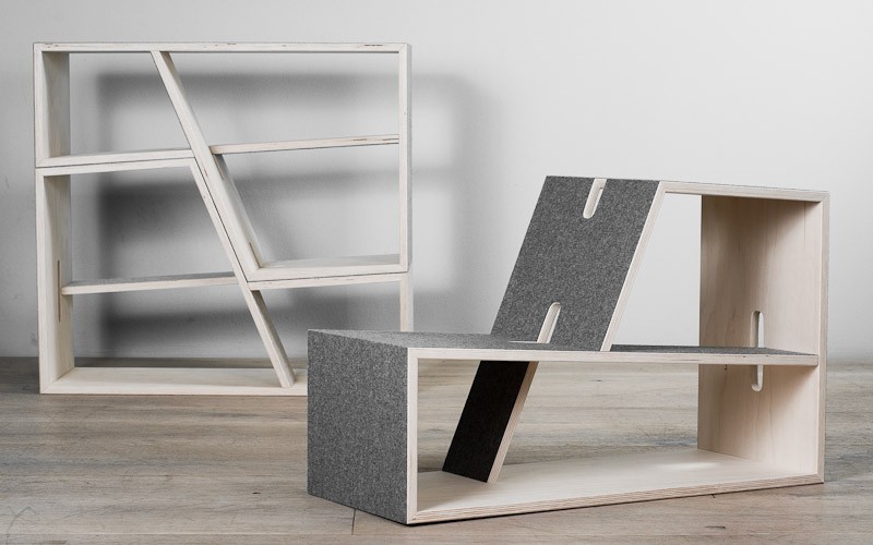 Sitting + Shelf set by PERLUDI .