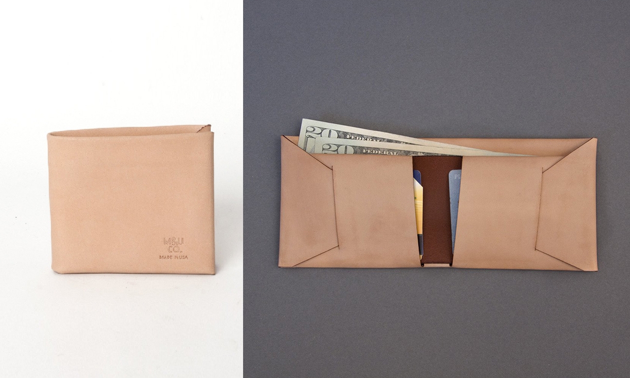  The stitch-less Bifold wallet, handcrafted by  MAXX&amp;UNICORN CO . 