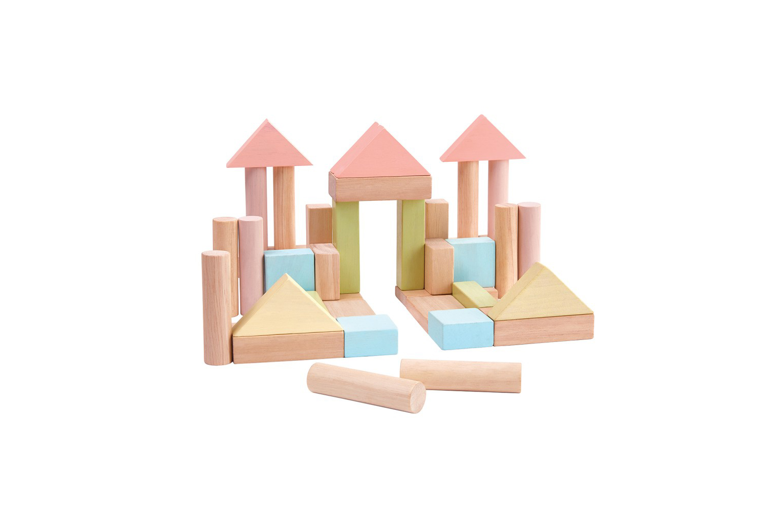  A great toy for kid’s imagination! 40 Unit Blocks from  Plan Toys . 