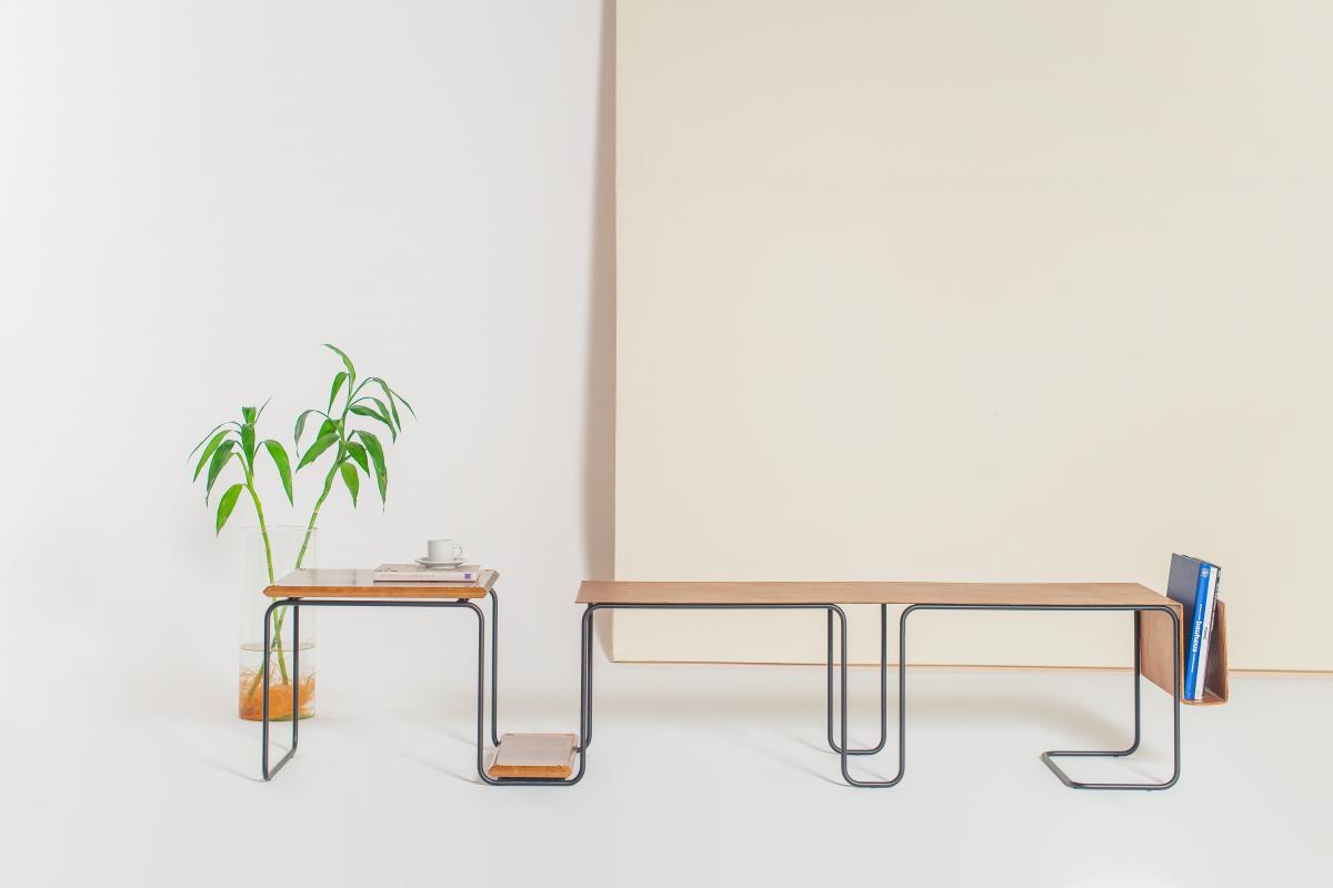 Super modern Slim Bench, designed by Daniel Coutinho and sold at Boobam .