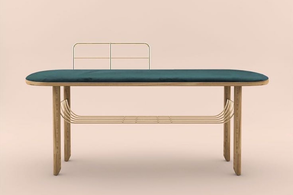   Eustache bench  by  Margaux Keller  to  Hartô  - Official picture  