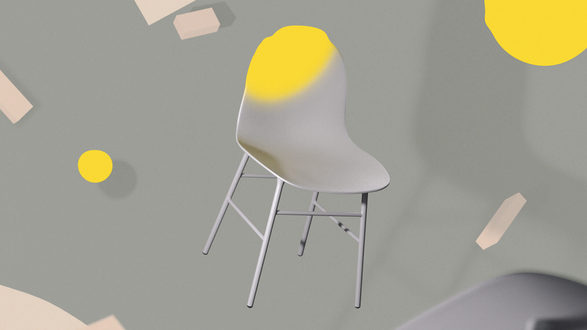  Form chair by Normann Copenhagen and illustrated by Frame 