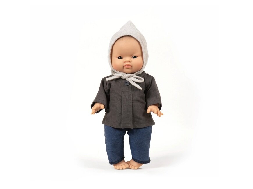   Milikane little boy doll with cotton clothes  - Smallable 