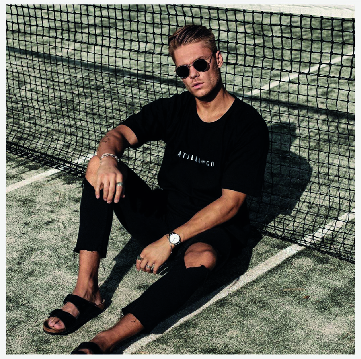   Black t-shirt  - Atilla &amp; Co 