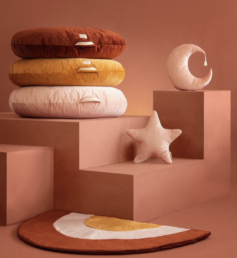   Sahara velvet beanbag  Collection - Nobodinoz    