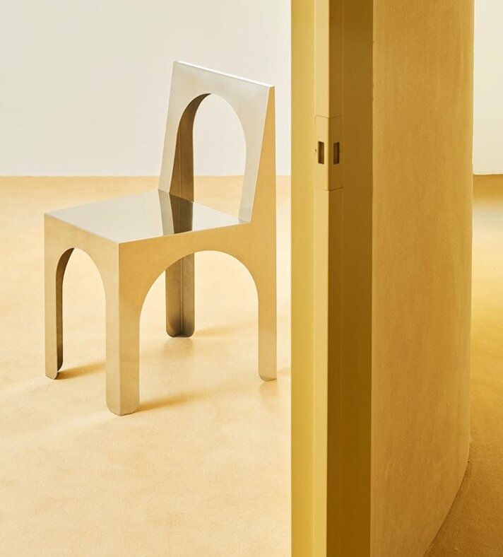   Claudio Chair Inox  - Indoors  Pic by José Hevia 