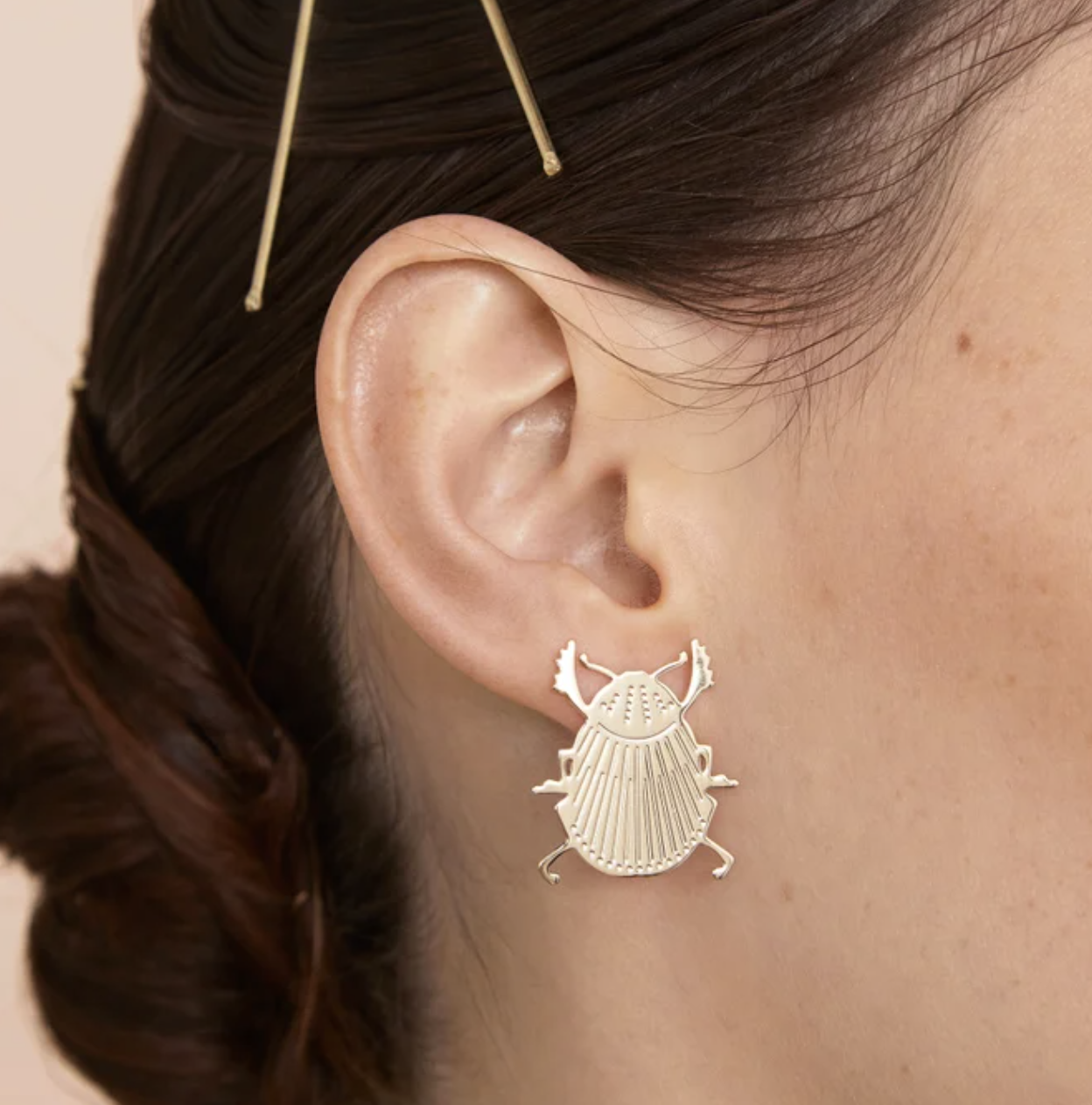   Scarab earrings  - Christelle DIT Christensen 