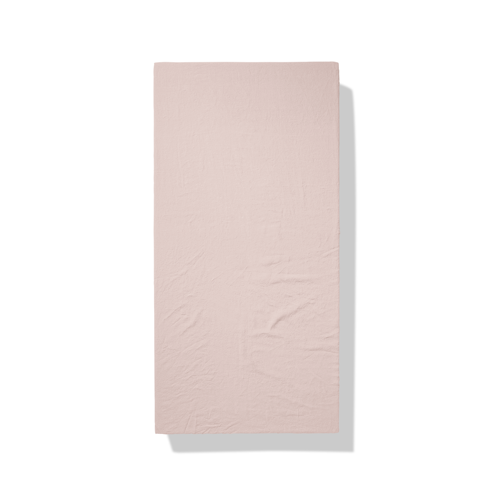   Pink Beige Washed Linen Tablecloth  by  Merci.  